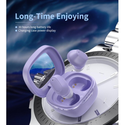 Наушники Choetech TWS Small Cube Purple (BH-T23-PU)