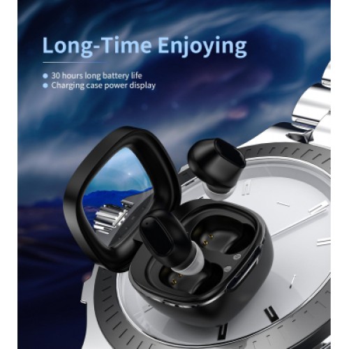 Наушники Choetech TWS Small Cube Black (BH-T23-BK)