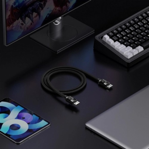 Кабель мультимедийный DisplayPort M to DisplayPort M 2.0m 8K Baseus (B00633706111-02)