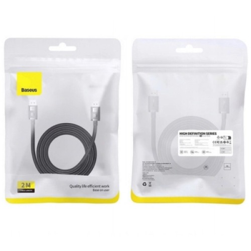 Кабель мультимедийный DisplayPort M to DisplayPort M 2.0m 8K Baseus (B00633706111-02)
