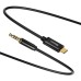 Кабель мультимедийный USB-C to 3.5mm M 1.2m black Baseus (CAM01-01) Кабель мультимедийный USB-C to 3.5mm M 1.2m black Baseus (CAM01-01)