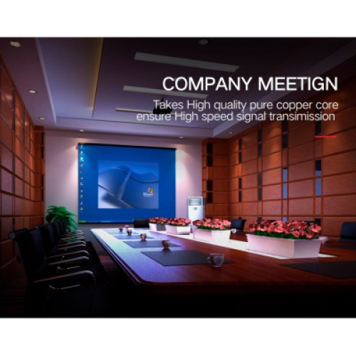 Кабель мультимедийный 3.5mm M to 2xRCA M 5.0m AV116 black Ugreen (10591)