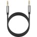 Кабель мультимедийный 3.5mm M to 3.5mm M 1.0m AV119 black Ugreen (10733)