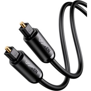 Кабель мультимедійний Optical Toslink 1.5m AV122 black Ugreen (70891) Кабель мультимедійний Optical Toslink 1.5m AV122 black Ugreen (70891)