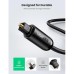 Кабель мультимедийный Optical Toslink 2.0m AV122 black Ugreen (70892) Кабель мультимедийный Optical Toslink 2.0m AV122 black Ugreen (70892)