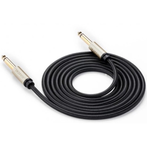 Кабель мультимедийный 6.35mm M to 6.35mm M 2.0m AV128 gray Ugreen (10638)