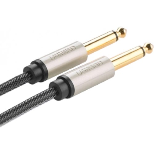 Кабель мультимедийный 6.35mm M to 6.35mm M 3.0m AV128 gray Ugreen (10639)