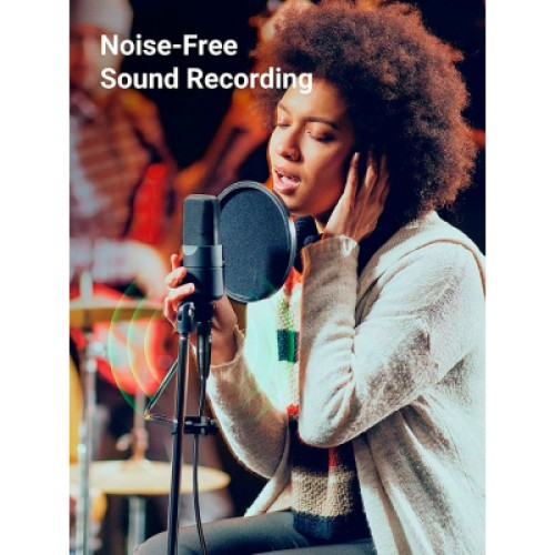 Кабель мультимедийный XLR M to XLR F 5.0m AV130 black Ugreen (20712) Кабель мультимедийный XLR M to XLR F 5.0m AV130 black Ugreen (20712)