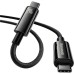 Дата кабель USB-C to USB-C 1.0m 240W Black Baseus (CAWJ040001) Дата кабель USB-C to USB-C 1.0m 240W Black Baseus (CAWJ040001)