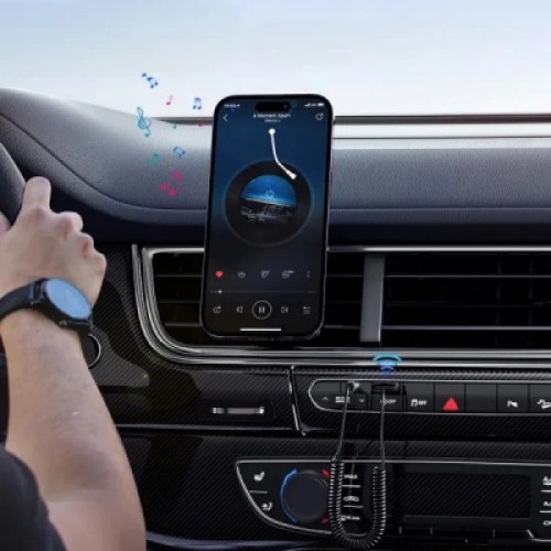 FM модулятор Essager Lingfeng Bluetooth 5.0 Aux Adapter Car Wireless Receiver USB (EBT-LF01-P) FM модулятор Essager Lingfeng Bluetooth 5.0 Aux Adapter Car Wireless Receiver USB (EBT-LF01-P)