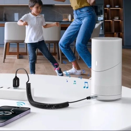 FM модулятор Essager Lingfeng Bluetooth 5.0 Aux Adapter Car Wireless Receiver USB (EBT-LF01-P) FM модулятор Essager Lingfeng Bluetooth 5.0 Aux Adapter Car Wireless Receiver USB (EBT-LF01-P)