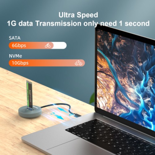 Док-станция для накопителей Maiwo M.2 NVMe/SATA SSD to USB3.2 Gen2 USB-C 10Gbps (K1698P2) Док-станция для накопителей Maiwo M.2 NVMe/SATA SSD to USB3.2 Gen2 USB-C 10Gbps (K1698P2)