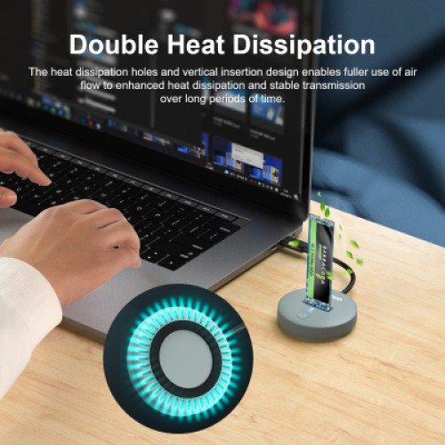 Док-станция для накопителей Maiwo M.2 NVMe/SATA SSD to USB3.2 Gen2 USB-C 10Gbps (K1698P2) Док-станция для накопителей Maiwo M.2 NVMe/SATA SSD to USB3.2 Gen2 USB-C 10Gbps (K1698P2)