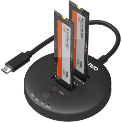 Док-станция для накопителей Maiwo 2*NVMe M.2 SSD to USB3.2 Gen2 USB-C 10Gbps (K3026P2 grey) Док-станция для накопителей Maiwo 2*NVMe M.2 SSD to USB3.2 Gen2 USB-C 10Gbps (K3026P2 grey)