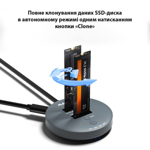 Док-станция для накопителей Maiwo 2*NVMe M.2 SSD to USB3.2 Gen2 USB-C 10Gbps (K3026P2 grey) Док-станция для накопителей Maiwo 2*NVMe M.2 SSD to USB3.2 Gen2 USB-C 10Gbps (K3026P2 grey)