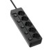 Сетевой фильтр питания ColorWay CW-PSEA55SBK 5 розеток5м (CW-PSEA55SBK)
