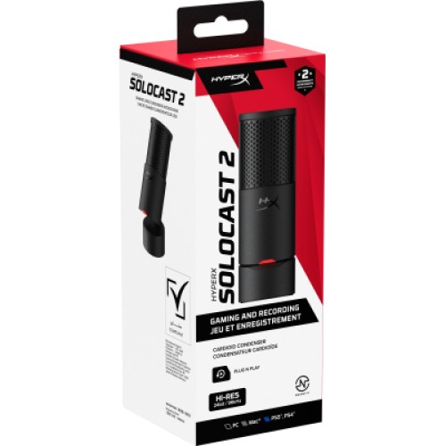 Микрофон HyperX SoloCast 2 Black (AR0A0AA)