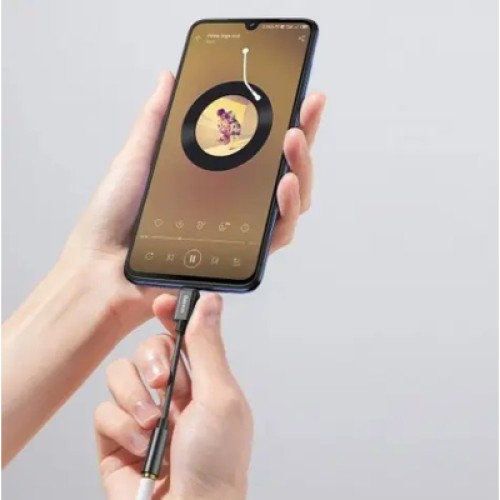 Переходник USB-C M to 3.5mm F 0.1m black Baseus (CATL54-01) Переходник USB-C M to 3.5mm F 0.1m black Baseus (CATL54-01)