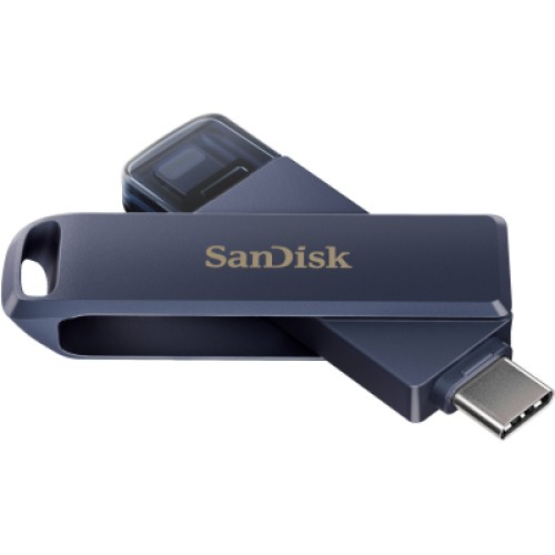 USB флеш накопитель SanDisk 128GB Phone Drive for iPhone Metallic Sky Lightning/Type-C U (SDIXD0N-128G-GN6NE)