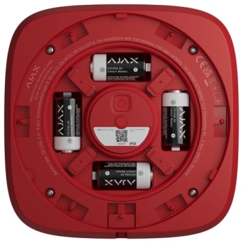 Сирена Ajax EN54 FireProtect Sounder red Сирена Ajax EN54 FireProtect Sounder red