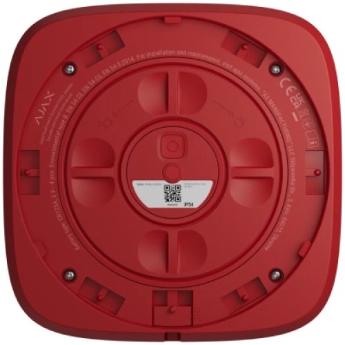 Сирена Ajax EN54 FireProtect Sounder red Сирена Ajax EN54 FireProtect Sounder red