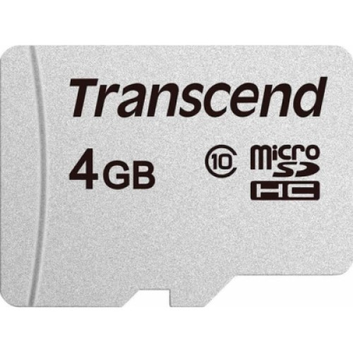Карта памяти Transcend 4GB microSD class 10 (TS4GUSD300S) Карта памяти Transcend 4GB microSD class 10 (TS4GUSD300S)