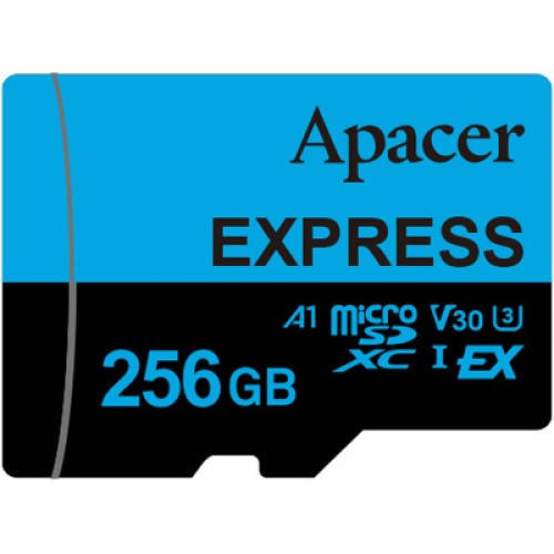Карта памяти Apacer 256GB microSDXC class 10 UHS-I U3 V30 A1 Express (AP256GMCEXG3X17-RA) Карта памяти Apacer 256GB microSDXC class 10 UHS-I U3 V30 A1 Express (AP256GMCEXG3X17-RA)