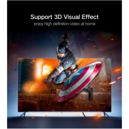 Кабель мультимедийный HDMI M to HDMI M 10.0m HD104 black Ugreen (10110) Кабель мультимедийный HDMI M to HDMI M 10.0m HD104 black Ugreen (10110)