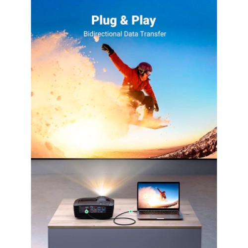 Кабель мультимедийный HDMI M to DVI M 1.5m HD106 black Ugreen (11150)