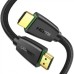 Кабель мультимедийный HDMI M to HDMI M 2.0m braided HD118 black Ugreen (40410) Кабель мультимедийный HDMI M to HDMI M 2.0m braided HD118 black Ugreen (40410)