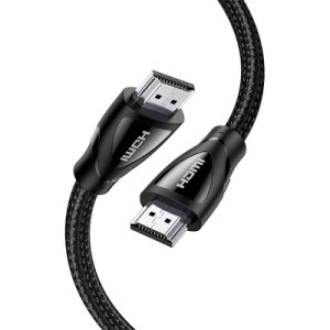 Кабель мультимедійний HDMI M to HDMI M 1.5m braided HD140 black Ugreen (80402)