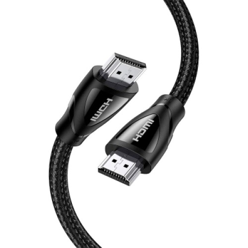 Кабель мультимедийный HDMI M to HDMI M 1.5m braided HD140 black Ugreen (80402) Кабель мультимедийный HDMI M to HDMI M 1.5m braided HD140 black Ugreen (80402)