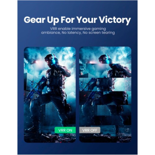 Кабель мультимедийный HDMI M to HDMI M 1.5m braided HD140 black Ugreen (80402) Кабель мультимедийный HDMI M to HDMI M 1.5m braided HD140 black Ugreen (80402)