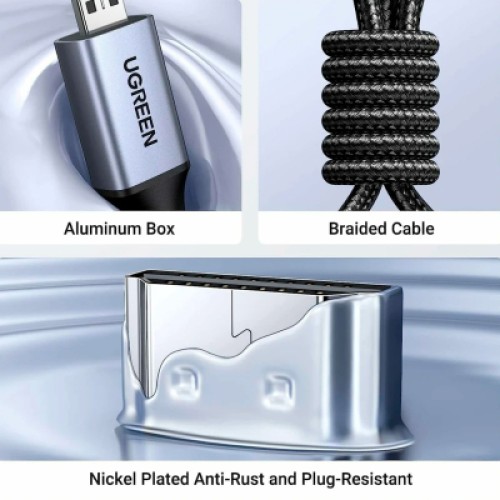 Кабель мультимедийный HDMI M to HDMI micro M 1.0m V2.1 8K60Hz HD164 black Ugreen (15516) Кабель мультимедийный HDMI M to HDMI micro M 1.0m V2.1 8K60Hz HD164 black Ugreen (15516)