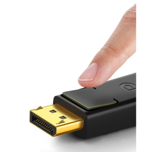 Кабель мультимедийный DisplayPort M to DisplayPort M 1.0m DP102 black Ugreen (10244)