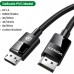 Кабель мультимедийный DisplayPort M to DisplayPort M 1.5m V1.4 braided DP114 black Ugreen (80391) Кабель мультимедийный DisplayPort M to DisplayPort M 1.5m V1.4 braided DP114 black Ugreen (80391)