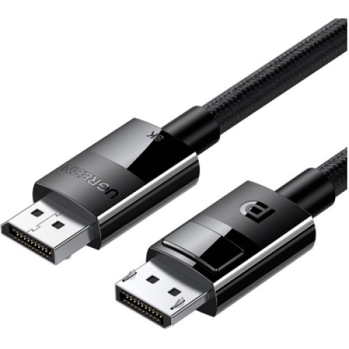 Кабель мультимедийный DisplayPort M to DisplayPort M 1.0m V1.4 braided DP114 black Ugreen (80390) Кабель мультимедийный DisplayPort M to DisplayPort M 1.0m V1.4 braided DP114 black Ugreen (80390)