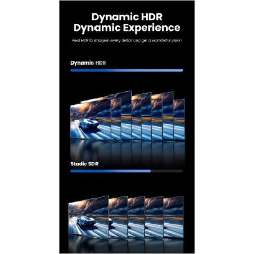 Кабель мультимедийный DisplayPort M to DisplayPort M 3.0m 16K DP118 black Ugreen (25862)