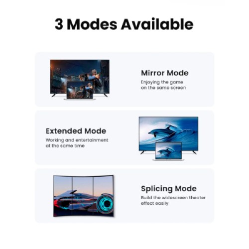 Кабель мультимедийный DisplayPort M to DisplayPort M 3.0m 16K DP118 black Ugreen (25862)