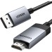Кабель мультимедийный DisplayPort M to HDMI M 1.0m V2.0 4K60Hz DP119 black Ugreen (15773) Кабель мультимедийный DisplayPort M to HDMI M 1.0m V2.0 4K60Hz DP119 black Ugreen (15773)