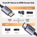 Кабель мультимедийный DisplayPort M to HDMI M 1.0m V2.0 4K30Hz DP125 black Ugreen (35840) Кабель мультимедийный DisplayPort M to HDMI M 1.0m V2.0 4K30Hz DP125 black Ugreen (35840)