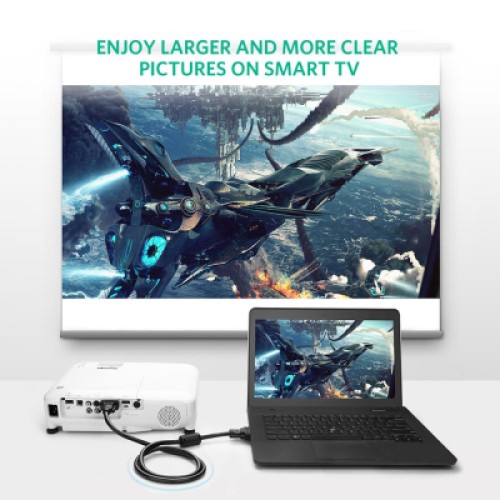 Кабель мультимедийный VGA M to VGA M 3.0m VG101 black Ugreen (11631)