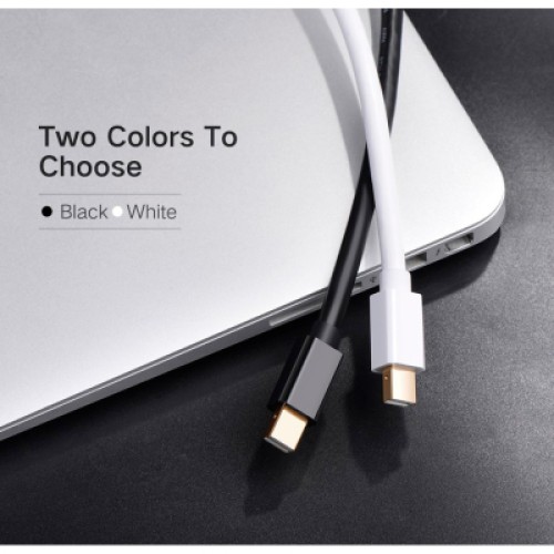 Кабель мультимедийный miniDisplayPort M to HDMI M 1.5m MD101 4K black Ugreen (20848) Кабель мультимедийный miniDisplayPort M to HDMI M 1.5m MD101 4K black Ugreen (20848)