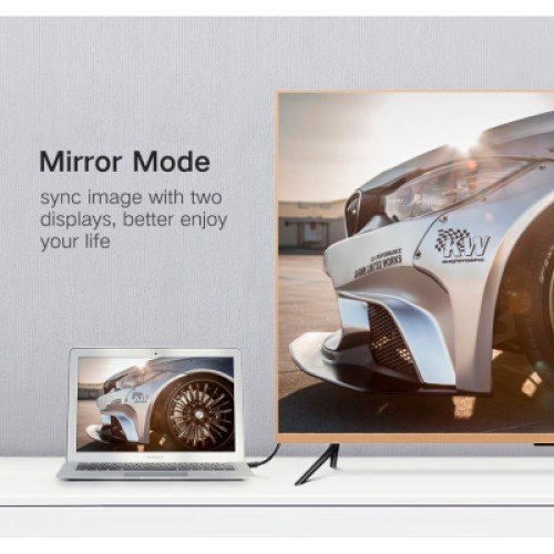 Кабель мультимедийный miniDisplayPort M to HDMI M 1.5m MD101 4K black Ugreen (20848) Кабель мультимедийный miniDisplayPort M to HDMI M 1.5m MD101 4K black Ugreen (20848)