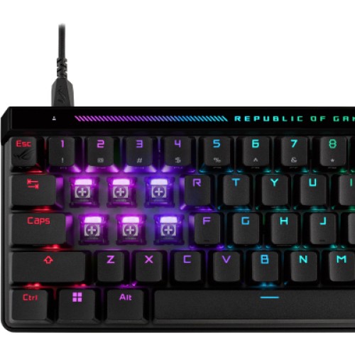 Клавиатура ASUS ROG Falchion Ace HFX USB Eng Black (90MP03VE-BKUA20) Клавиатура ASUS ROG Falchion Ace HFX USB Eng Black (90MP03VE-BKUA20)