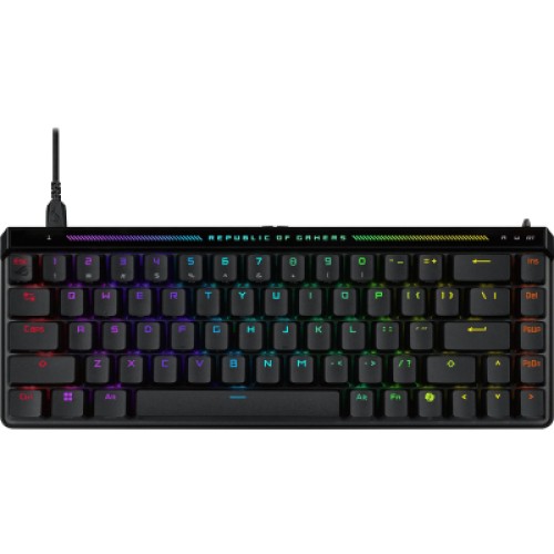 Клавиатура ASUS ROG Falchion Ace HFX USB Eng Black (90MP03VE-BKUA20) Клавиатура ASUS ROG Falchion Ace HFX USB Eng Black (90MP03VE-BKUA20)