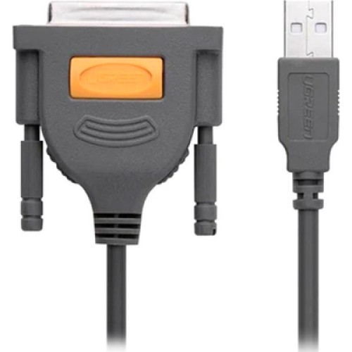 Кабель для принтера USB 2.0 to DB25 2.0m US167 black Ugreen (20224) Кабель для принтера USB 2.0 to DB25 2.0m US167 black Ugreen (20224)