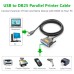 Кабель для принтера USB 2.0 to DB25 2.0m US167 black Ugreen (20224) Кабель для принтера USB 2.0 to DB25 2.0m US167 black Ugreen (20224)