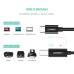Кабель для принтера USB-C 2.0 to BM 2.0m US241 black Ugreen (50446) Кабель для принтера USB-C 2.0 to BM 2.0m US241 black Ugreen (50446)
