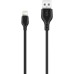 Дата кабель USB 2.0 AM to Lightning 1.0m 2.1A NB103 black XO (6920680862702) Дата кабель USB 2.0 AM to Lightning 1.0m 2.1A NB103 black XO (6920680862702)